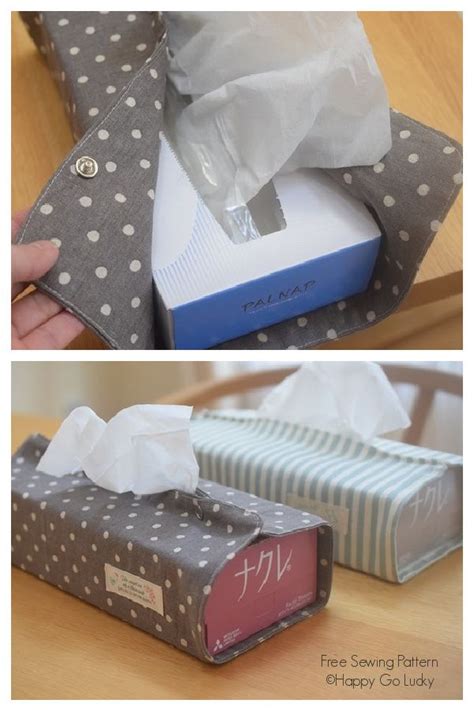 Sewing Pattern for Tissue Box Cover 的图像结果