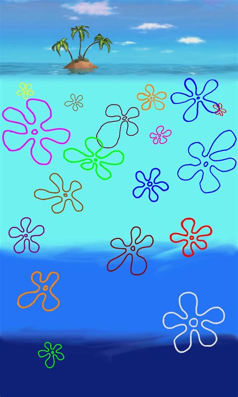 Spongebob Sky Flowers Wallpaper - 55+ Koleksi Gambar