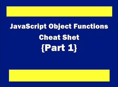Image result for JavaScript Function Cheat Sheet