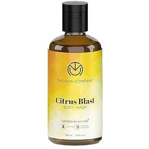 Buy The Man Company Citrus Blast Perfumed Body Wash For Men- 250 Ml ...