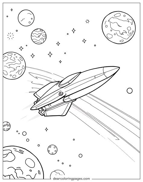 Rocket Coloring Pages - 21 Free Printable Coloring Pages