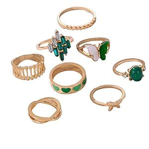 Jewels Galaxy Jewellery For Women Gold Plated Green Butterfly inspired ...