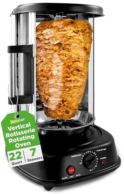 Buy NutriChef - Vertical Rotary Oven - Rotisserie Machine, Shawarma ...