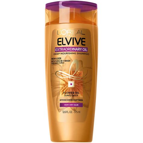 L'Oreal Paris Elvive Extraordinary Oil Curls Shampoo, Hydrates and ...
