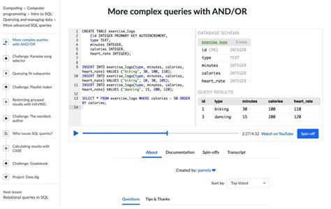 SQL Learning Module 的图像结果