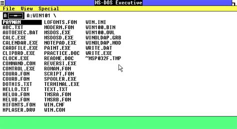Image result for How to Create a File Windows 1.0