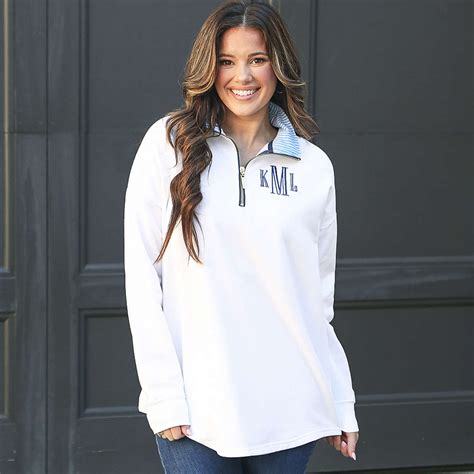 Personalized Quarter Zip Sweatshirt
