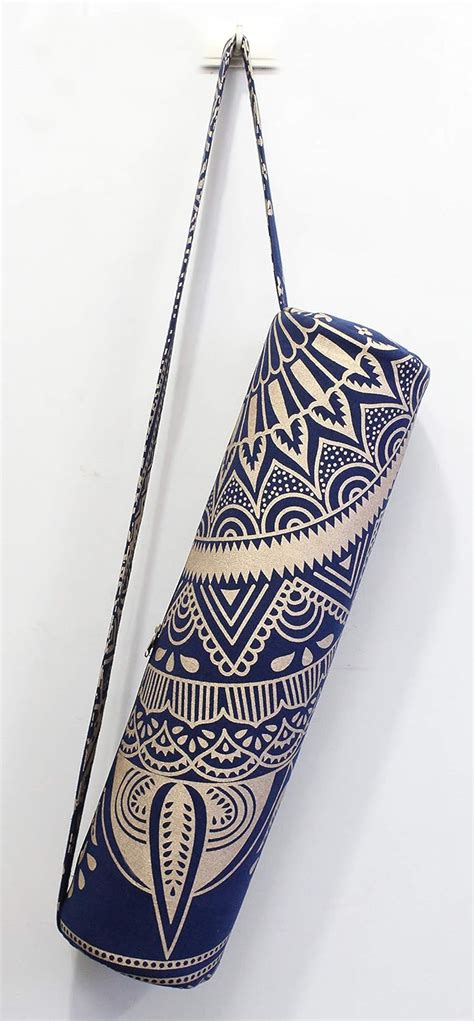 Indian Craft Castle Flower Hippie Yoga Mat Carrier Bag with Shoulder ...