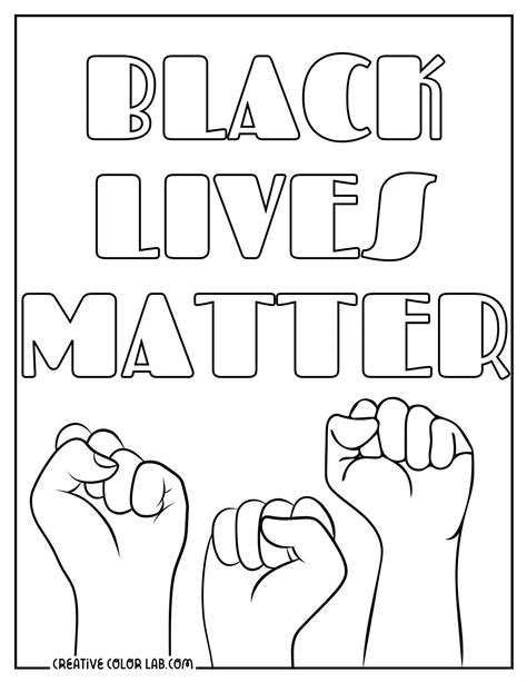 Black Lives Matter Printables