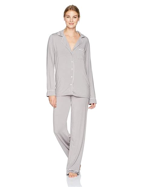 Barefoot Dreams LUXE MILK JERSEY PIPED PAJAMA | Lounge fashion ...