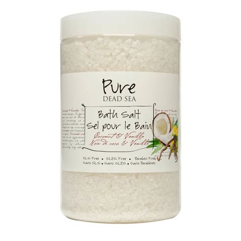 Buy Pure Dead Sea Bath Salt Vanilla Coconut 1KG Natural Organic for ...