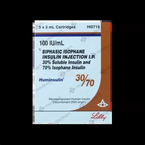 Buy Huminsulin 30 70 Penfill Online at Best Price – Generic Alternative ...