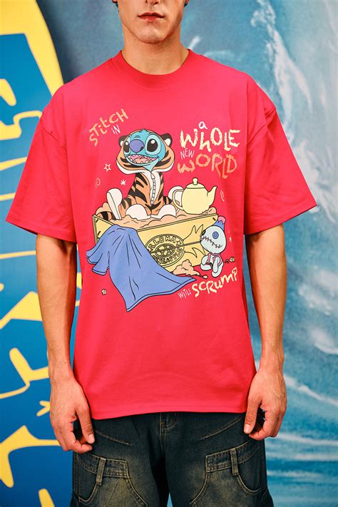 Buy Stitch's Whole New World Oversized T-shirt | BonkersCorner