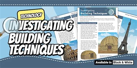 Grade 7 Technology: Investigating Building Techniques