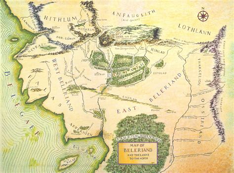 The Lord Of The Rings Maps Middle-earth