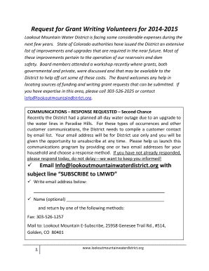 Fillable Online lookoutmountainwaterdistrict August bill insert ...