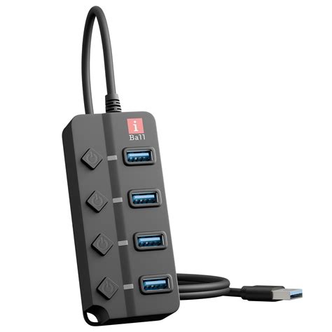 iBall Hubix 30 USB Hub - 4 Port Compact Multi Device Connector