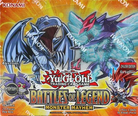 Yu-Gi-Oh! Battles of Legend - Monster Mayhem 1st Ed Booster Box (86787 ...