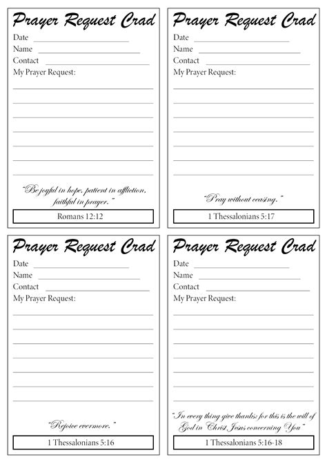 Prayer Sheets Templates - 10 Free PDF Printables | Printablee