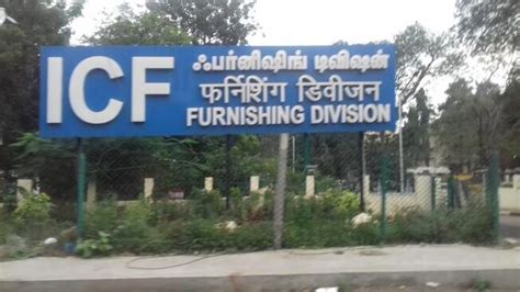 Menu at ICF furnishing worker's canteen, Chennai