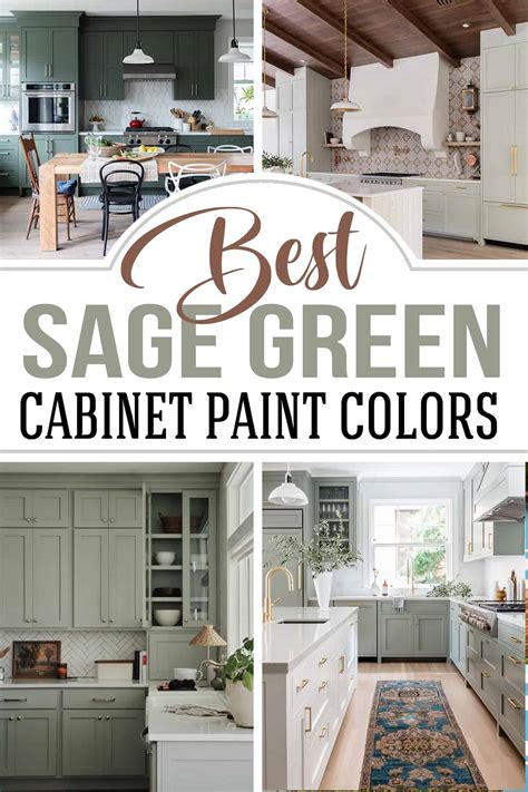 Sage Green Kitchen Cabinets Paint Color - Dandk Blog