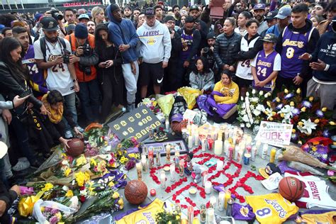 Kobe Bryant Dead, Memorials Around the World