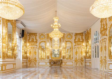 Amazon.com : BELECO 8x6ft Fabric Luxurious Golden Palace Hall Backdrop ...