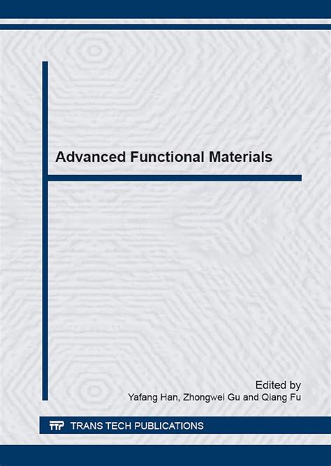 Advanced Functional Materials: Volume 815 (Materials Science Forum ...