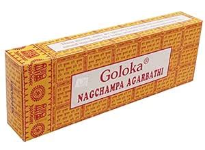 Goloka Nagchampa Masla Incense Stick Agarbatti Long Lasting Fragrance ...