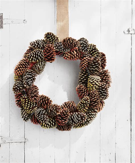 Natural Rustic Pine Cone Wreath Home Décor Home & Living Wreaths etna ...
