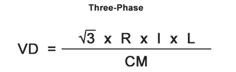 Image result for Voltage Drop Calculation Sample for Three Phase System