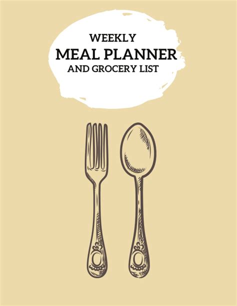 Buy weekly meal planner and grocery list: weekly meal planner and ...
