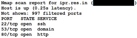 Image result for Example of Nmap Scan