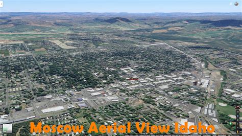 Moscow, Idaho Map
