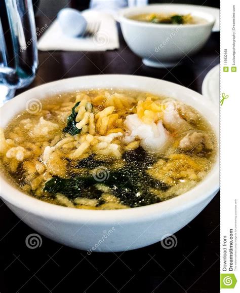 Perfect Sizzling Rice Soup in Modesto Stock Photo - Image of cuisine ...