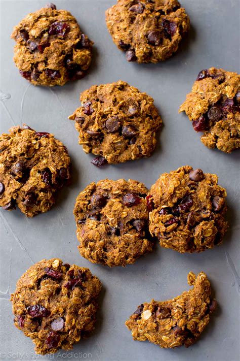 Healthy Pumpkin Oatmeal Cookies Vegan Pumpkin Oatmeal Cookies This