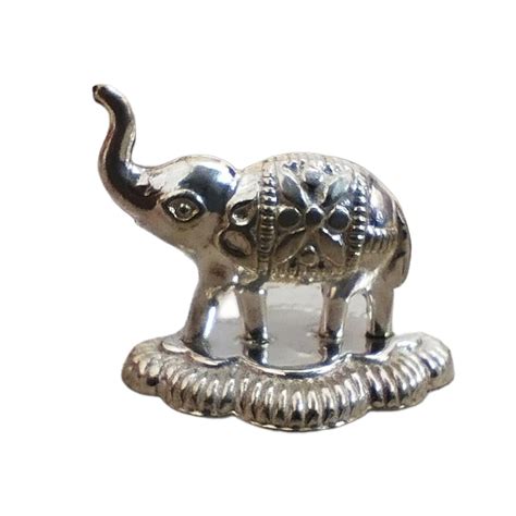 Buy Victoria Jewels, Silver Elephant Idol, चाँदी की हाथी की मूर्ति, 925 ...