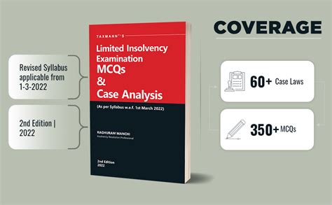 Buy Taxmann's Limited Insolvency Examination MCQs & Case Analysis ...