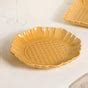 28 Piece Dinner Set - Textured Yellow Dinner Set | Nestasia