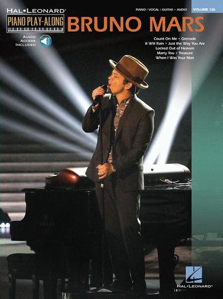 Bruno Mars By Bruno Mars - Softcover Audio Online Sheet Music For Piano ...