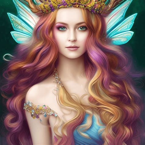 The Most Stunningly Beautiful Fairy Queen · Creative Fabrica