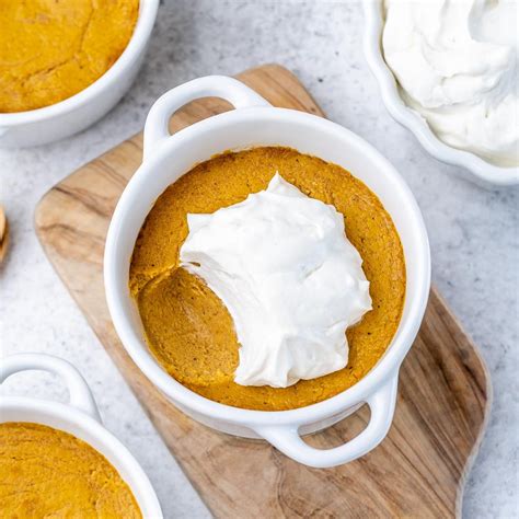 Mini Crustless Pumpkin Pies | Recipe Cart | Recipe Cart