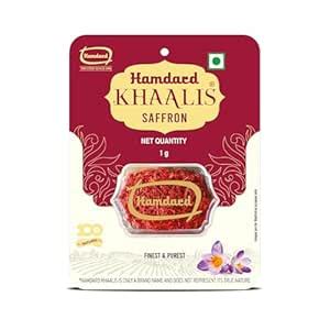 Hamdard Saffron 1 gm, Pure and Natural Spice for Cooking, Baking ...