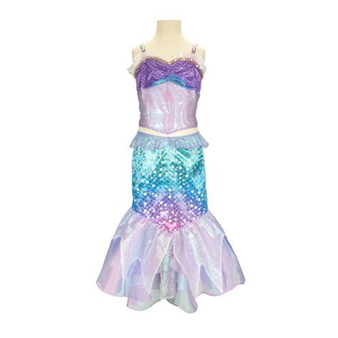 Disney Little Mermaid Ariel Two Piece Mermaid Deluxe Multicolored ...