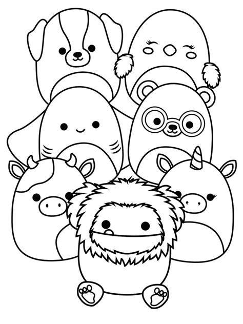 Squishmallow Coloring Pages: Squishy Fun Awaits 🎨🐻 ...