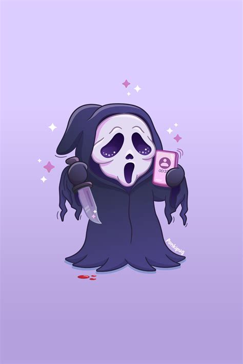 kawaii character, cutie, cute, scream, knife, telephone adorable, sheep ...