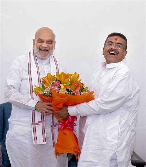 Suvendu Adhikari meets Amit Shah in Delhi