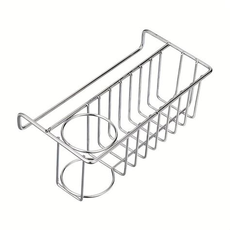 Stainless Steel Sink Caddy Sponge Holder Soap Rack – CRAZE