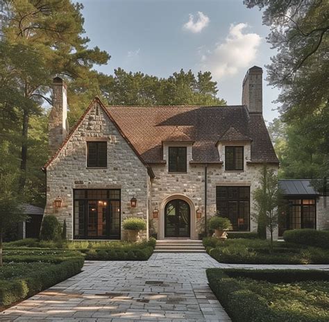 French Country House Exterior