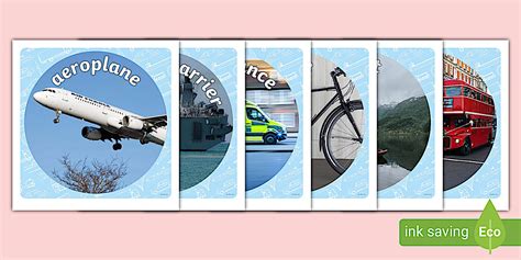 Transport Display Lettering Cut Outs
